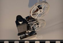 An old movie projector